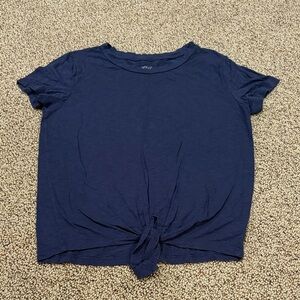 Aerie Dark Blue Short Sleeve Tee